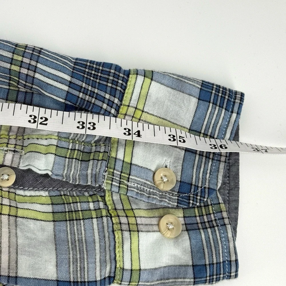 Tommy Bahama Mens XL Long Sleeve Plaid Inside Fabric Has Floral‎ Print Blue